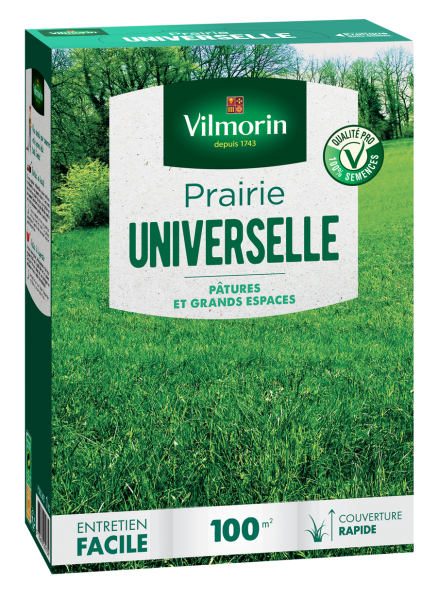 Pour nos animaux - Prairie Universelle - 1 kg + Prairie Animaux - Lapins & Poules - 500 g - PACKAGING_RECTO